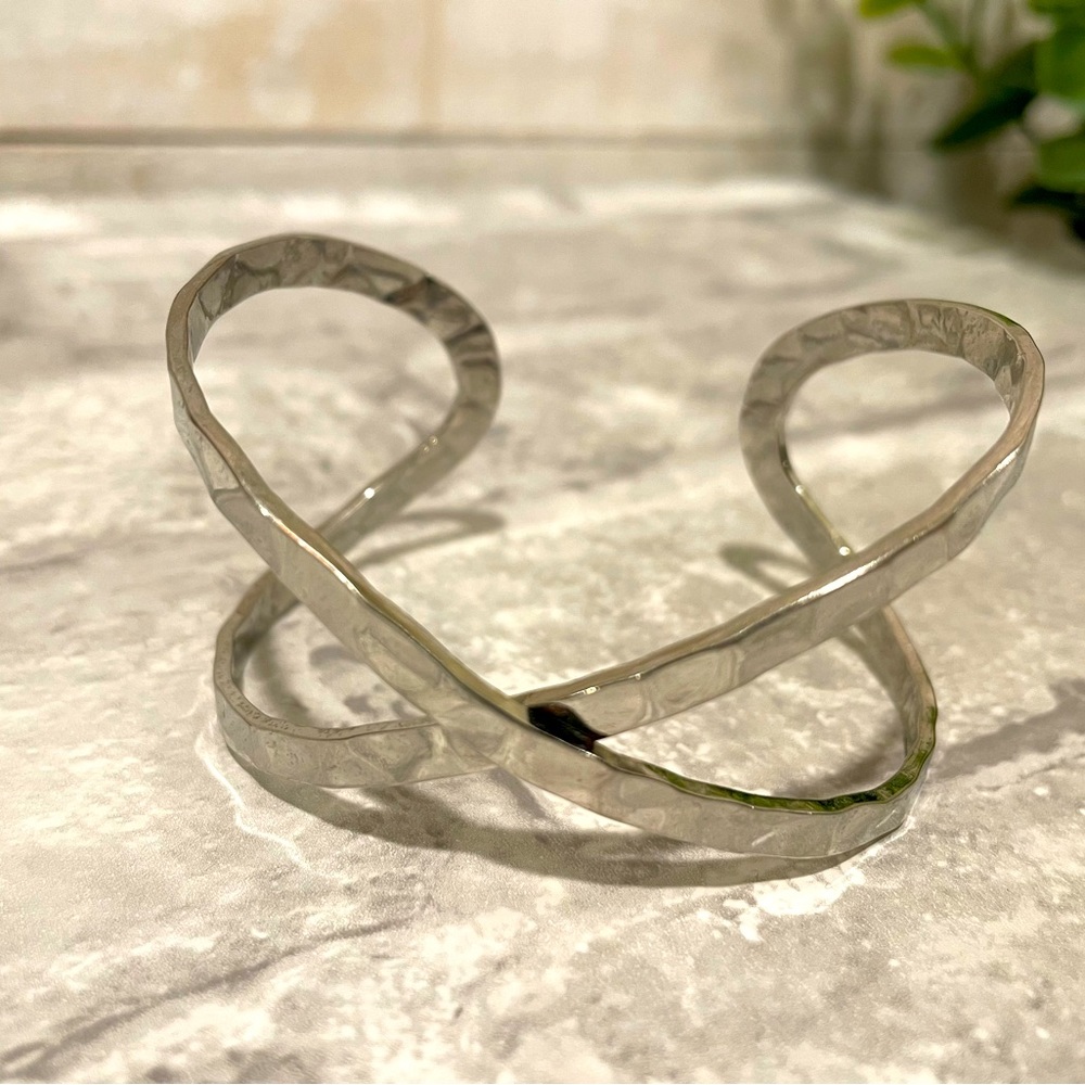 Silver bangle style bracelet from Stella & Dot.